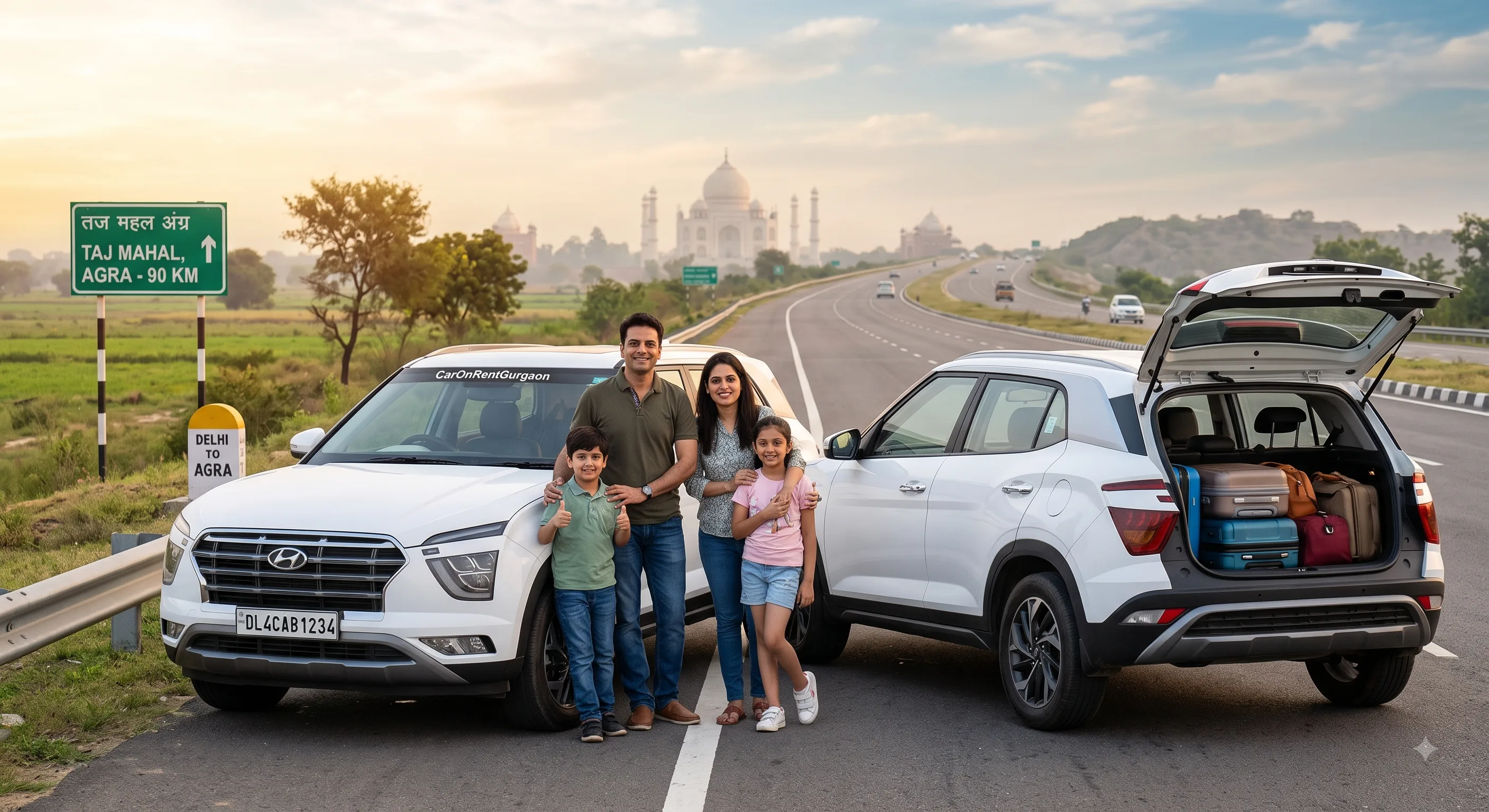 Delhi to Agra Road Trip: Choosing the Right Rental Car | CarOnRentGurgaon