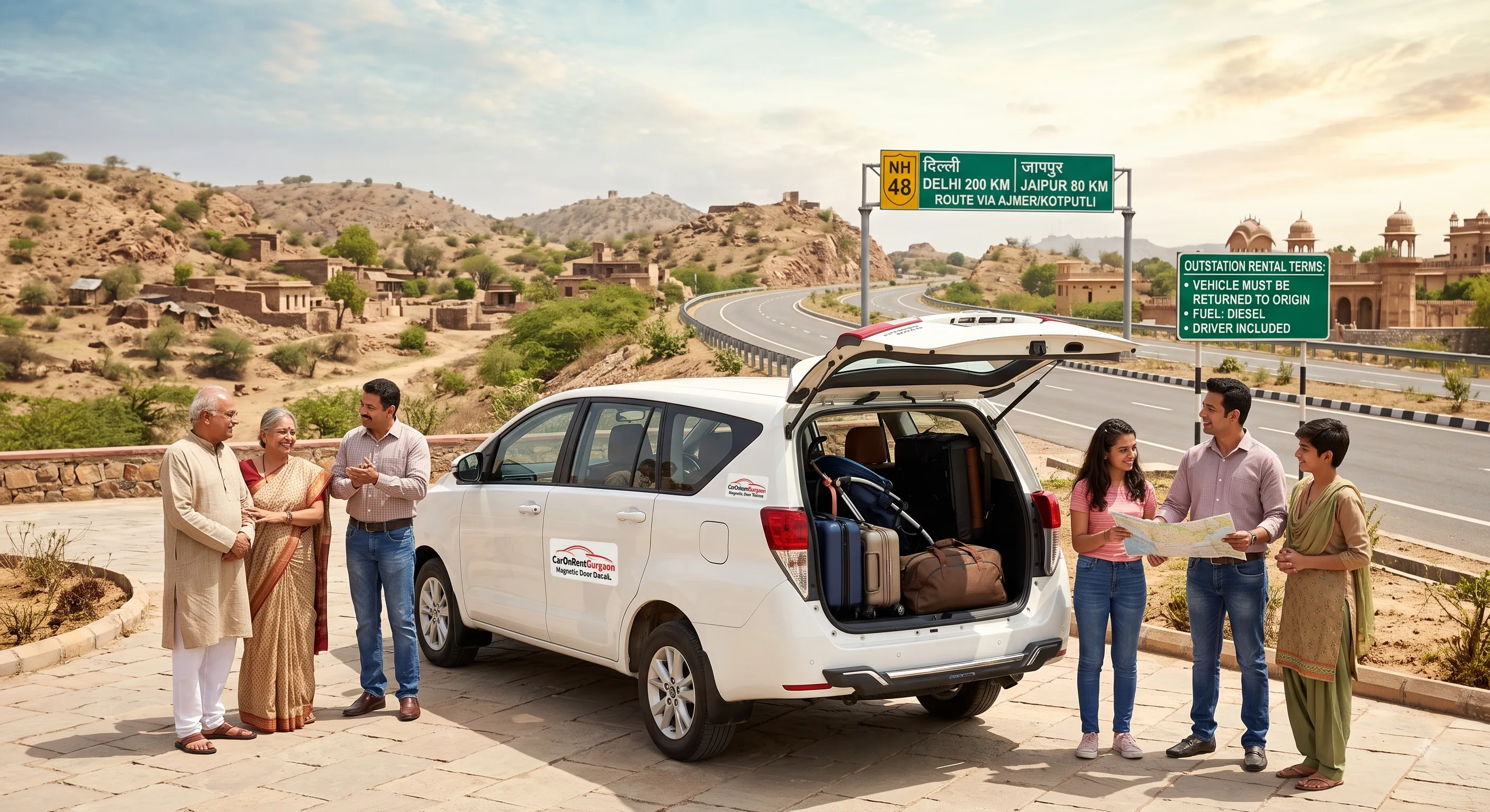 Delhi to Jaipur Road Trip: Car Rental Guide | CarOnRentGurgaon