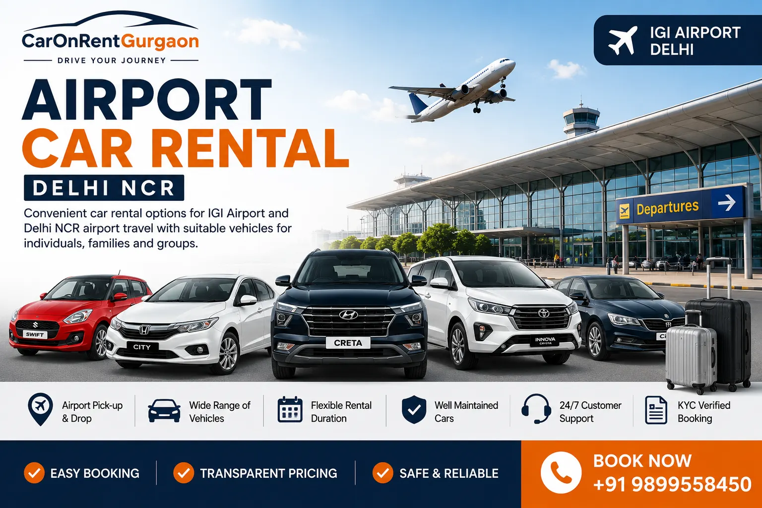 Airport Car Rental in Gurgaon